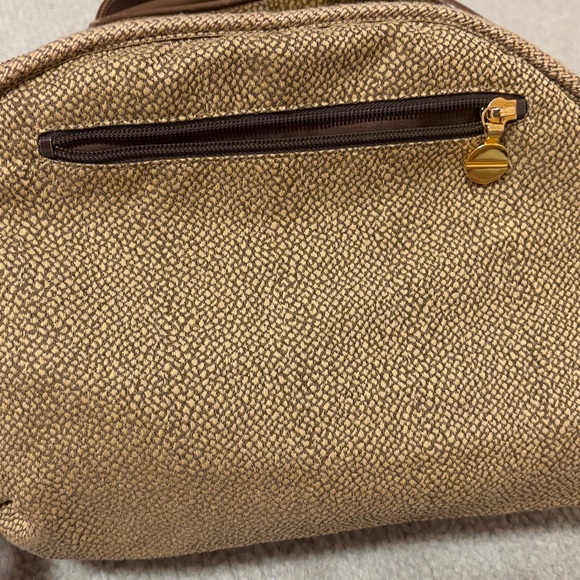 Borbonese Redwall Quail Suede Leather handbag - Picture 7 of 9